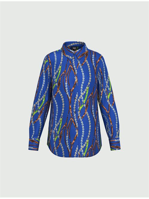 Camicia in twill di viscosa stampata - BLUETTE EMME MARELLA | BRUNICO/002